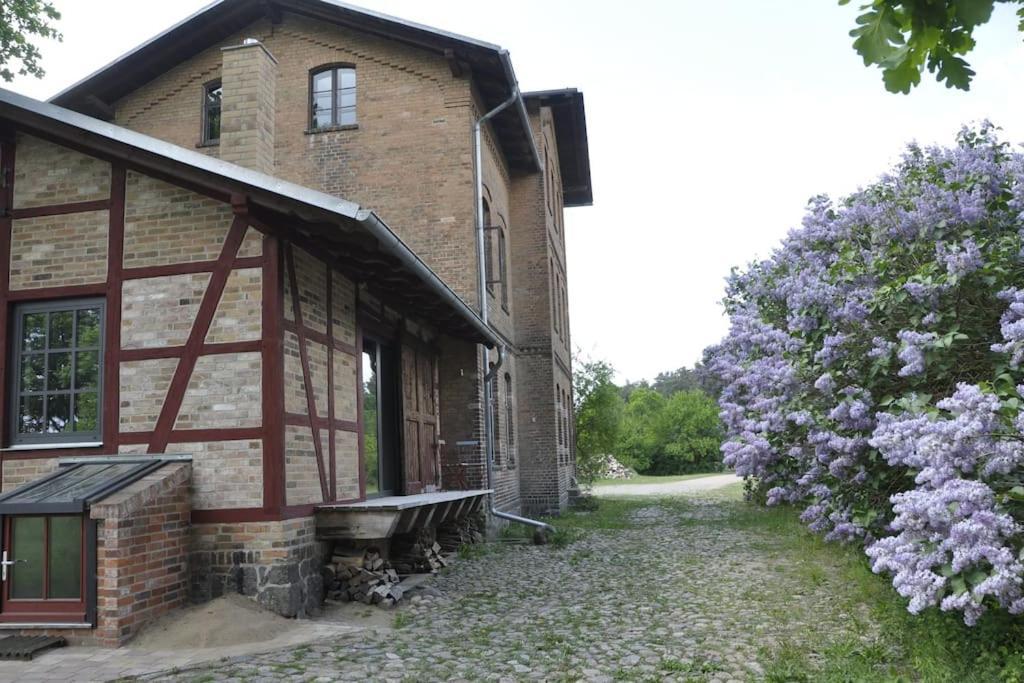 Romantisches Studio Am Waldesrand Mit Gartensauna Schwarz Esterno foto